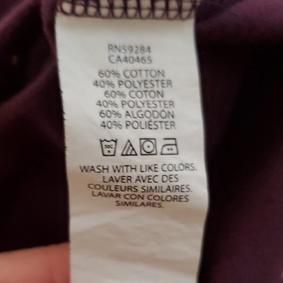 The Children's Place Girls Long Sleeve Purple Dress - Size L (10/12) - Picture 8 of 8